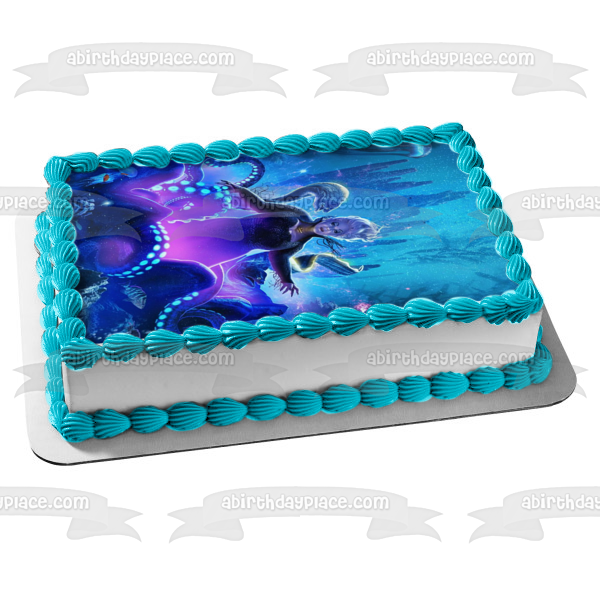 The Little Mermaid Ursula Sea Witch Poster Edible Cake Topper Image ABPID57740 Online now