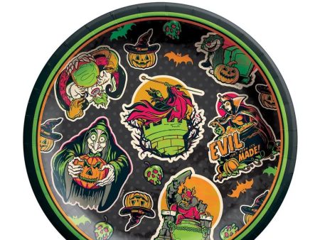 Disney Halloween Villains 6.75  Round Plates Discount