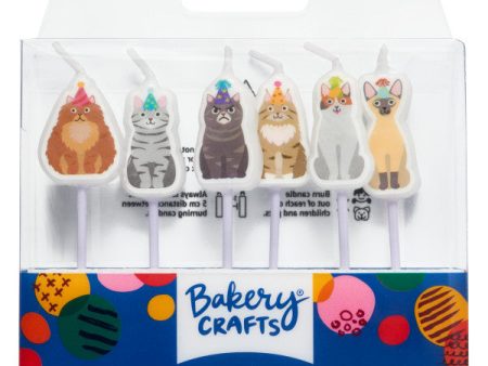 Party Cats Shaped Candles on Sale