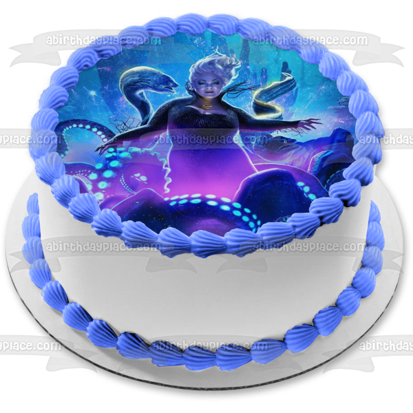 The Little Mermaid Ursula Sea Witch Poster Edible Cake Topper Image ABPID57740 Online now