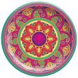 Rangoli Dream 10.5  Round Plates, 8ct Fashion