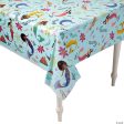 The Little Mermaid Rectangular Plastic Table Cover, 54  x 84 , 1ct For Cheap