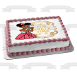 Gracie s Corner It s Party Time Customizeable Message Frame Edible Cake Topper Image ABPID57731 For Discount