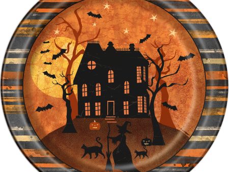 Full Moon Halloween Round 9  Dinner Plates, 8ct For Discount