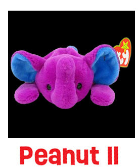 Elephant Beanie Baby - Peanut II, 1ct For Discount