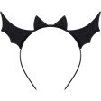 Black Bat Halloween Headband, 1ct Discount