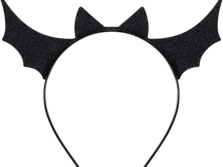 Black Bat Halloween Headband, 1ct Discount