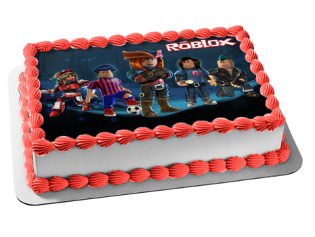 Roblox Pirate Punk Soccer Mecha XBox Edible Cake Topper Image ABPID57733 Online