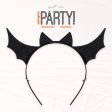 Black Bat Halloween Headband, 1ct Discount