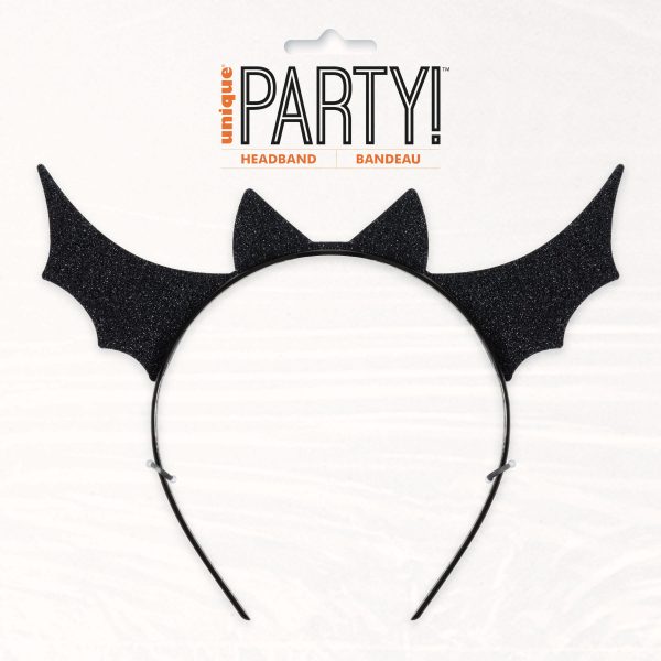 Black Bat Halloween Headband, 1ct Discount