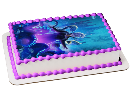 The Little Mermaid Ursula Sea Witch Poster Edible Cake Topper Image ABPID57740 Online now