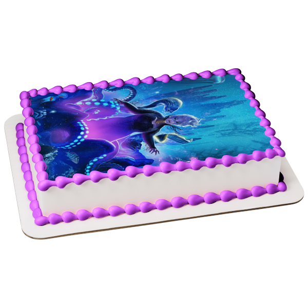 The Little Mermaid Ursula Sea Witch Poster Edible Cake Topper Image ABPID57740 Online now