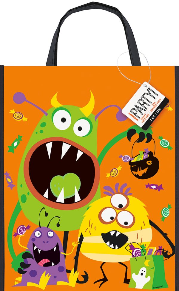 Silly Halloween Monsters Tote Bag, 1ct For Discount