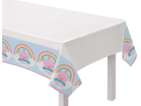 Princess Castle Birthday Plastic Table Cover, 1ct For Discount