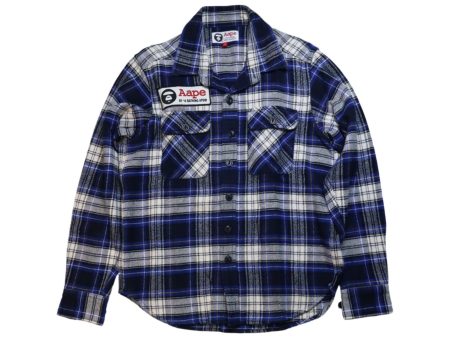 :CHOCOOLATE AAPE by A Bathing Ape Long Sleeve Shirt S Supply