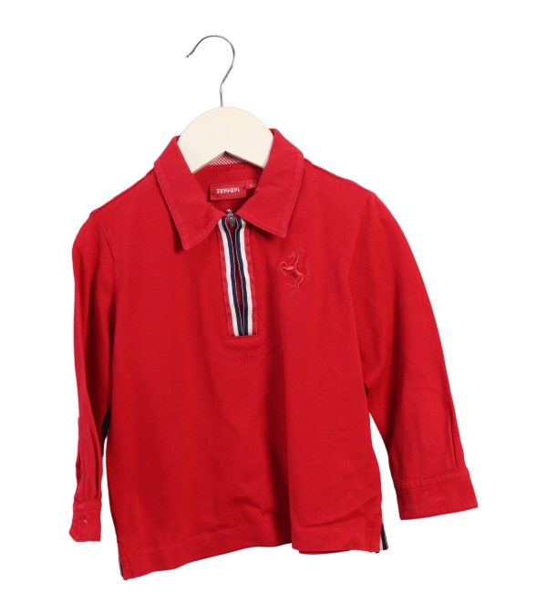 Ferrari Long Sleeve Polo 2T Online Sale