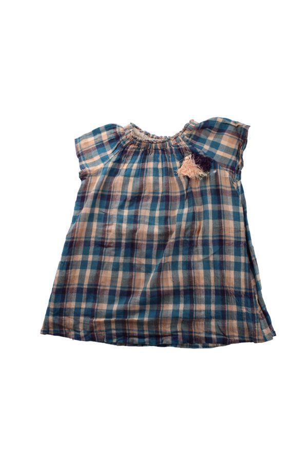 Velveteen Short Sleeve Dress 2T For Discount