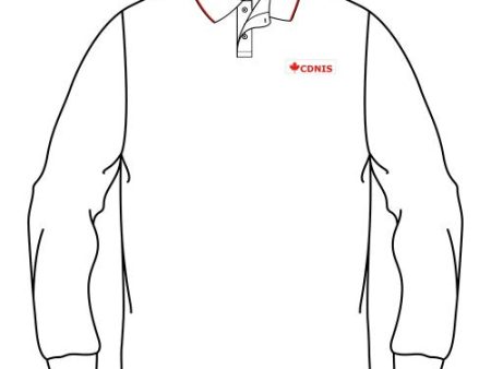 CDNIS L S Polo Shirt (CDNIS11) 3T - L Hot on Sale