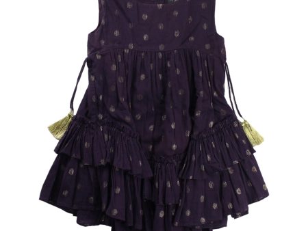 Velveteen Sleeveless Dress 2T For Sale