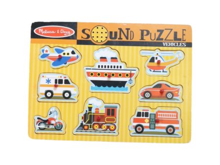 Melissa & Doug Vehicles Sound Puzzle 2T Fashion