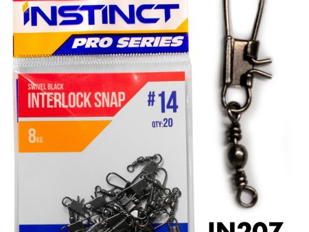 Instinct Pro Swivel Black Interlock Snap Online