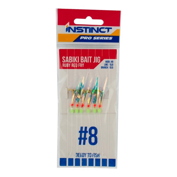 Instinct Pro Sabiki Bait Jig Ruby Red Fry Online