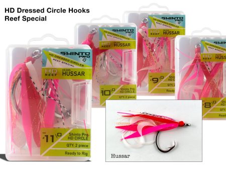 Shinto Pro Dressed Circle Reef Hook 2 pack For Cheap