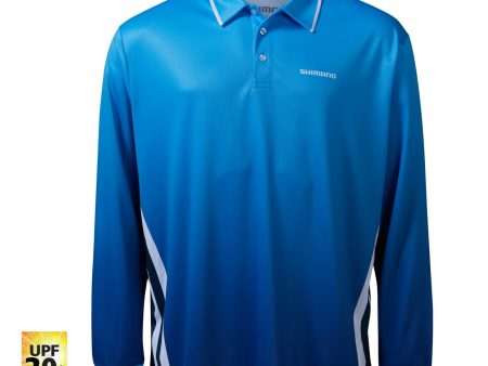 Shimano Men s Corporate Cyan Sublimated Shirt Cheap