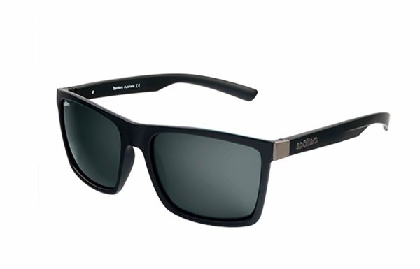 Spotters Riot Matt Black Polarised Sunglasses Online Sale