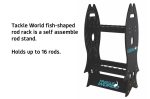 Tackle World Fish Shape Rod Rack 16 Rods Online Sale