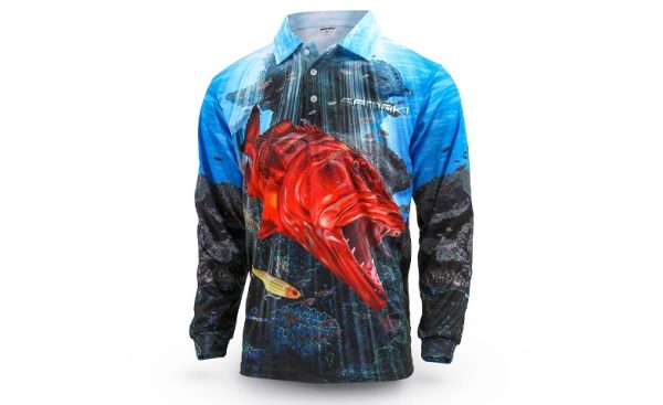 Samaki Coral Trout Fishing Jersey Sale