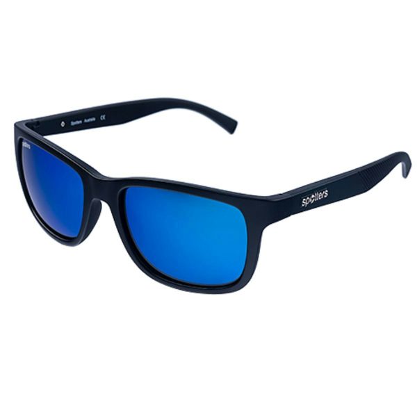 Spotters Zane Matt Black Polarised Sunglasses Fashion