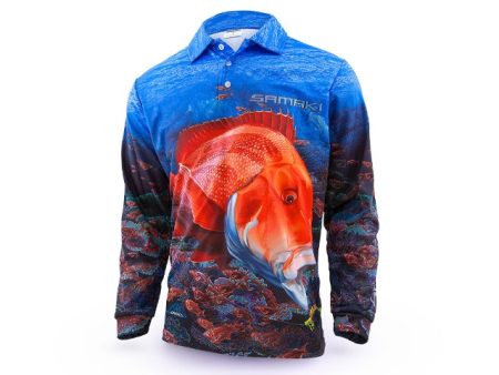 Samaki Red Emperor Fishing Jersey Supply