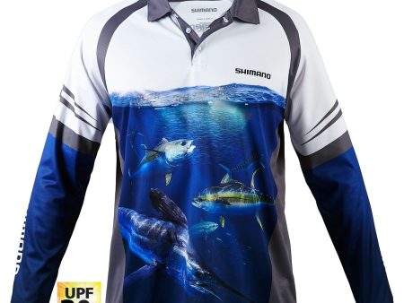 Shimano Ocea Baitball Sublimated Long Sleeve on Sale