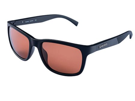 Spotters Zane Matt Black Polarised Sunglasses Fashion