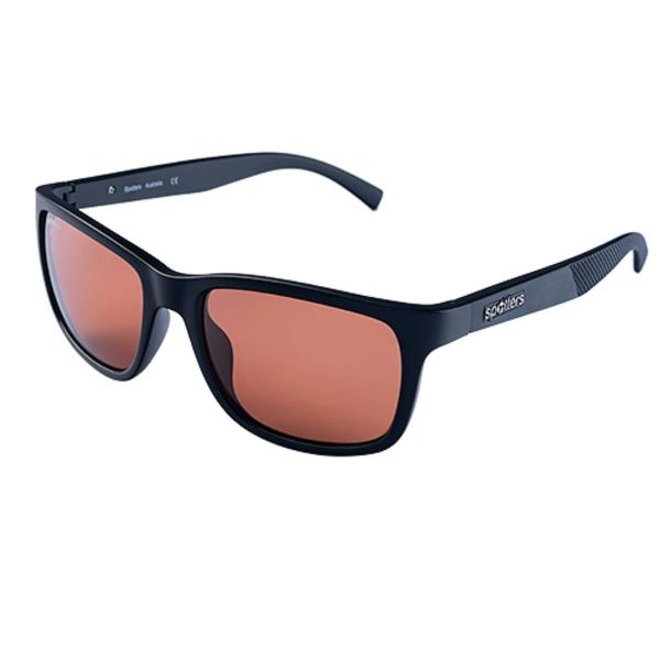 Spotters Zane Matt Black Polarised Sunglasses Fashion