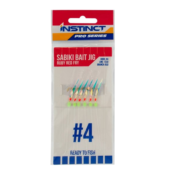 Instinct Pro Sabiki Bait Jig Ruby Red Fry Online