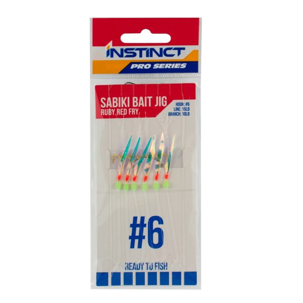 Instinct Pro Sabiki Bait Jig Ruby Red Fry Online