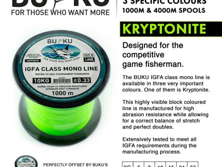 Buku IGFA Class Mono - Kryptonite Cheap