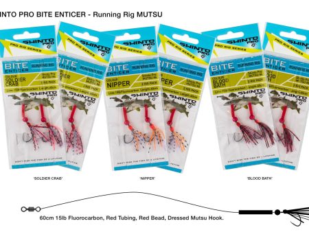 Shinto Pro Bite Enticer Running Mutsu Rig 2pk Discount