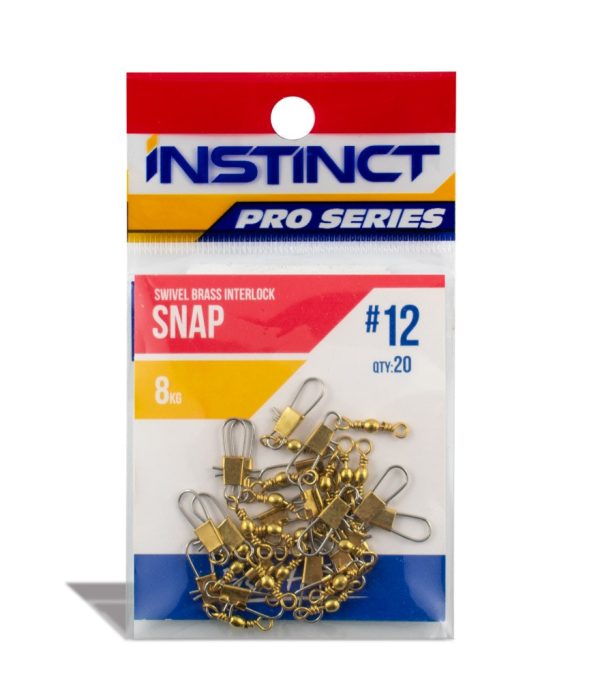 Instinct Pro Swivel Brass Interlock Snap Online now