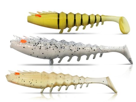 Shimano Squidgies Prawn Paddle Tail Soft Plastics Sale