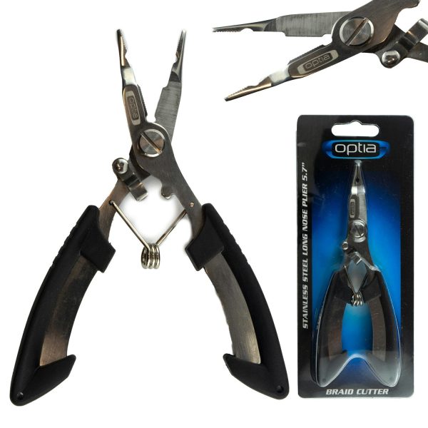 Optia Long Nose Plier + Braid Cutter 5.7  Online