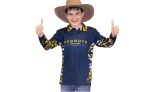 NRL Cowboys  Reef Runner  Fishing Shirt - Youth Online