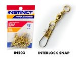 Instinct Pro Swivel Brass Interlock Snap Online now