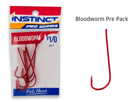 Instinct Pro Bloodworm Red Hook Pre Pack Cheap