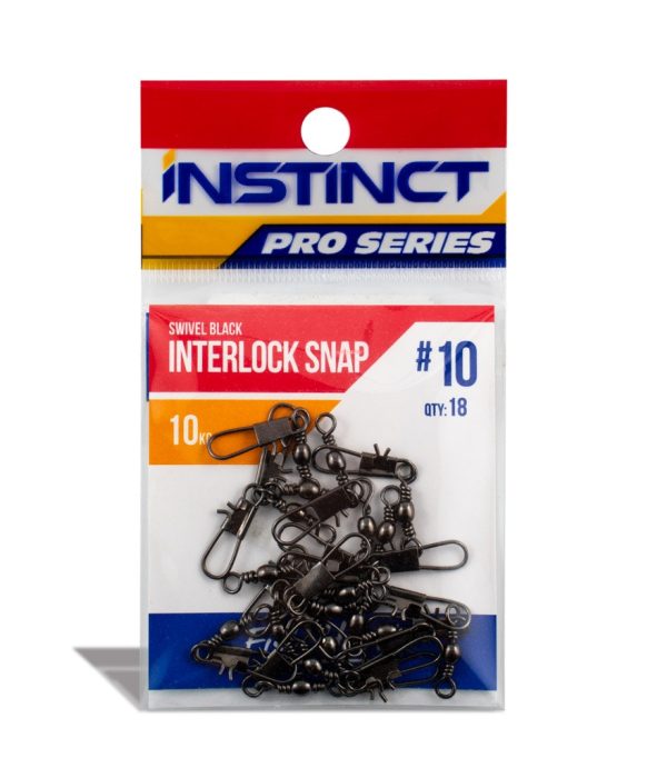 Instinct Pro Swivel Black Interlock Snap Online