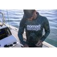 Nomad Tech Fishing Shirt Hooded - Khaki Camo Splice on Sale