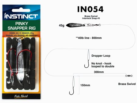 Instinct Rig Pinky Snapper 2 0 45g Discount