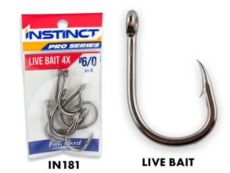 Instinct Pro Live Bait Hook Pre Pack Hot on Sale